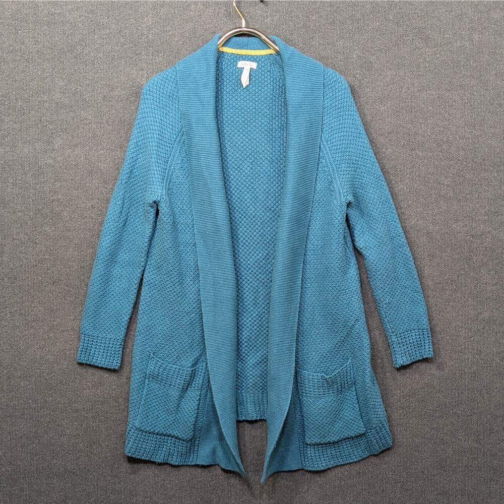 Matilda Jane Cool Fountains Cardigan Womens Medium Open Duster Sweater Layer